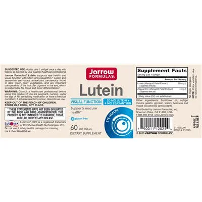 Лутеин 20 мг / Lutein 20 mg