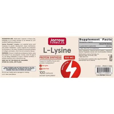 L-Лизин 500 мг / L-Lysine 500 mg