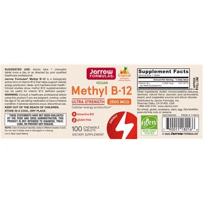 Метил B-12 2500 мкг Тропически / Methyl B-12 2500 mcg Tropical