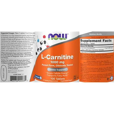 L-Карнитин 1000 мг / L-Carnitine 1000 mg