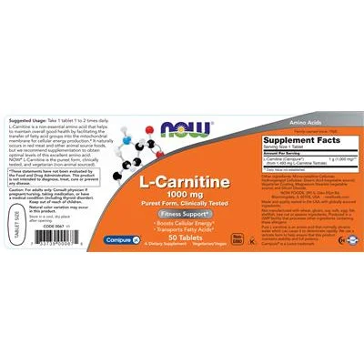 L-Карнитин 1000 мг / L-Carnitine 1000 mg
