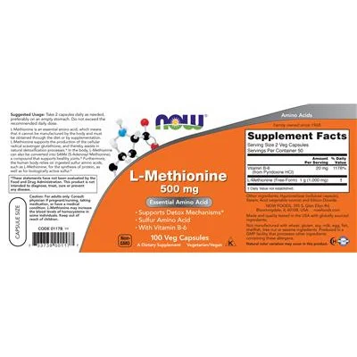 L-Метионин 500 мг / L-Methionine 500 mg