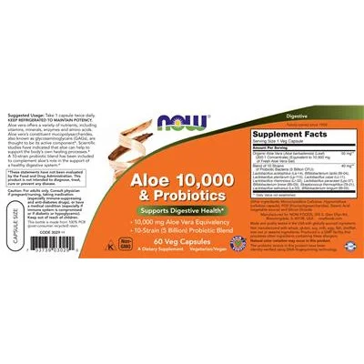 Алоэ 10,000 и пробиотици / Aloe 10,000 & Probiotics