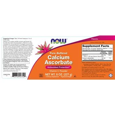 Чист, буфериран калциев аскорбат / Pure, Buffered Calcium Ascorbate