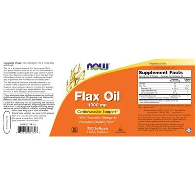 Масло от ленено семе 1000 мг / Flax Oil 1000 mg