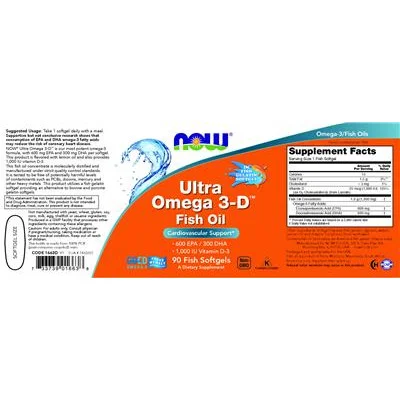 Ултра Омега 3-Д Рибено масло / Ultra Omega 3-D Fish Oil