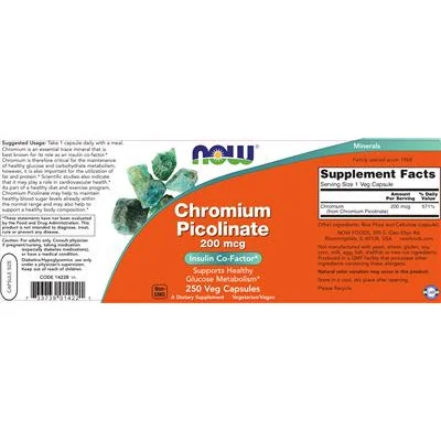 Хром пиколинат 200 мкг / Chromium Picolinate 200 mcg