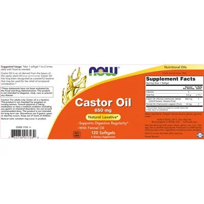 Касторово масло 650 мг / Castor Oil 650 mg