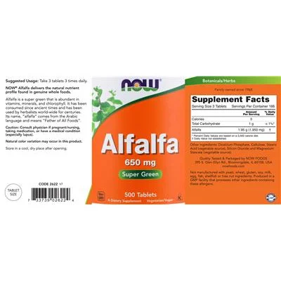 Алфалфа 650 мг / Alfalfa 650 mg
