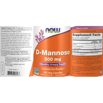 D-Маноза 500 мг / D-Mannose 500 mg
