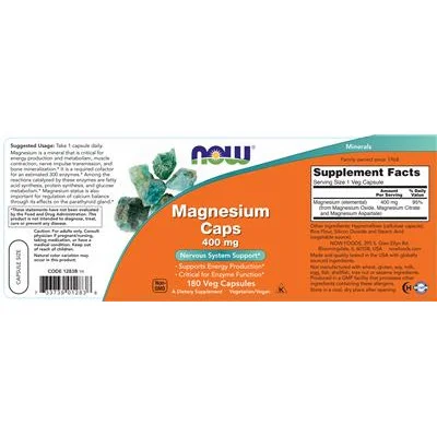 Магнезиеви капсули 400 мг / Magnesium Caps 400 mg