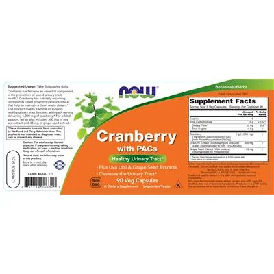 Крънбъри с PACs / Cranberry with PACs
