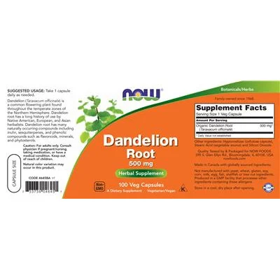 Корен от глухарче 500 мг / Dandelion Root 500 mg