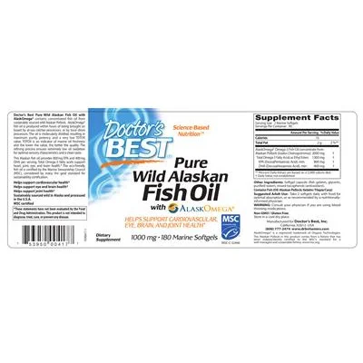 Чисто диво алaskan рибено масло с AlaskOmega 1000 mg / Pure Wild Alaskan Fish Oil with AlaskOmega 1000 mg