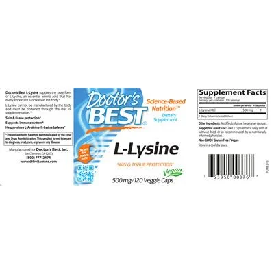 L-Лизин 500 мг / L-Lysine 500 mg