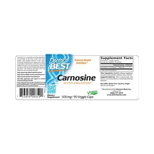 Carnosine 500 mg - Doctor's Best