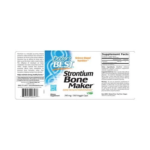 Strontium Bone Maker 340 mg - Doctor's Best