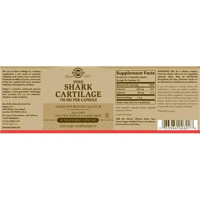 Чист хрущял от акула 750 mg