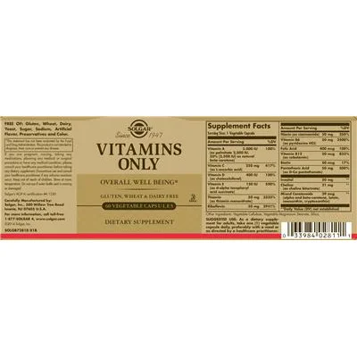Vitamins Only