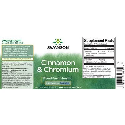 Канела и хром с Chromax хромов пиколинат