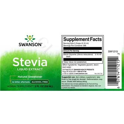 Течен екстракт от стевия без алкохол / Stevia Liquid Extract Alcohol Free