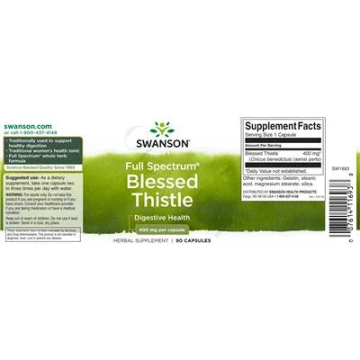 Full Spectrum Blessed Thistle 400 mg