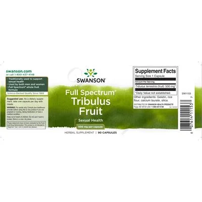 Full Spectrum Tribulus Fruit 500 mg