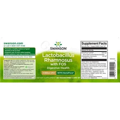 Lactobacillus rhamnosus with FOS