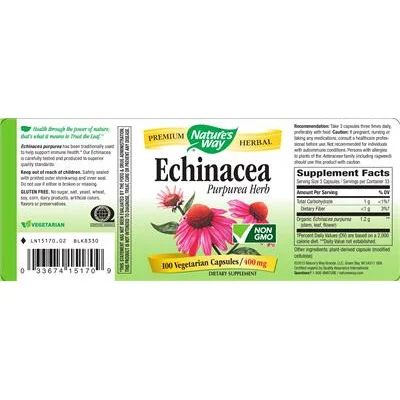 Echinacea Purpurea Herb 400 mg