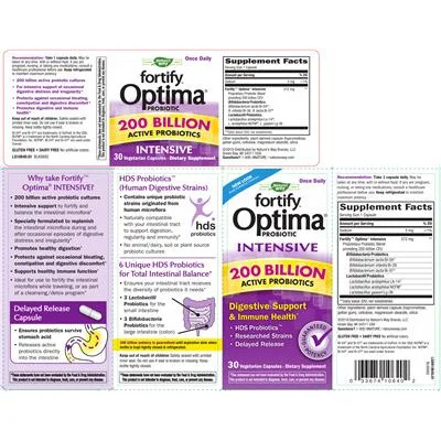 Fortify Optima Пробиотик Интензивен 200 милиарда / Fortify Optima Probiotic Intensive 200 Billion