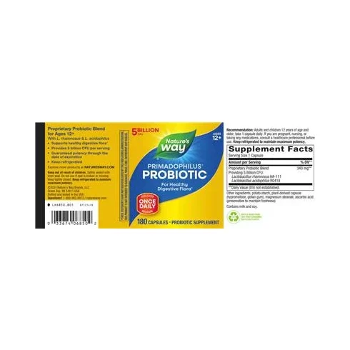 Примадофилус Пробиотик 5 милиарда CFU - Nature's Way