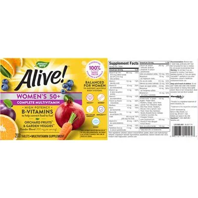Alive! Women's 50+ Complete Multi-Vitamin