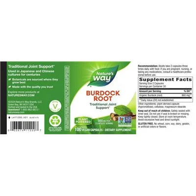 Корен от репей 860 mg - Nature's Way