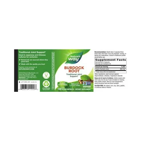 Корен от репей 860 mg - Nature's Way