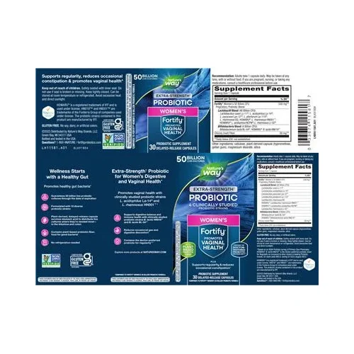 Probiotic за жени Fortify 50 милиарда - Nature's Way