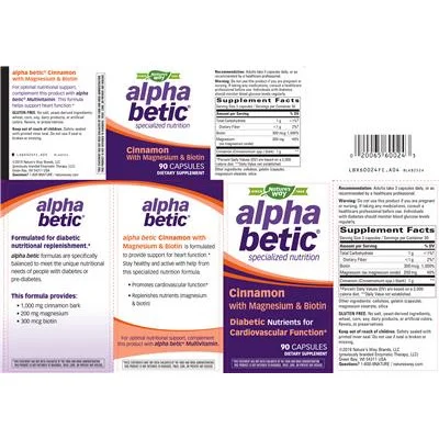 Alpha Betic Cinnamon with Magnesium & Biotin