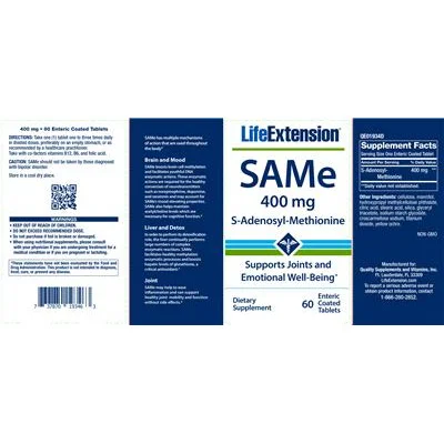 SAMe 400 mg - Life Extension