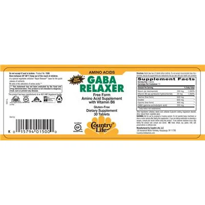 GABA Relaxer - Country Life