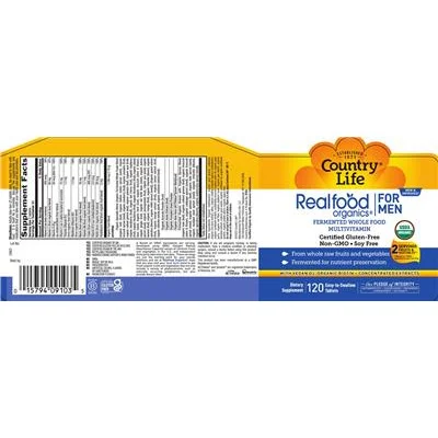 Realfood Organics за мъже / Realfood Organics for Men - Country Life