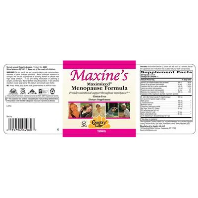 Формула за максимизиране на менопаузата на Maxine - Country Life