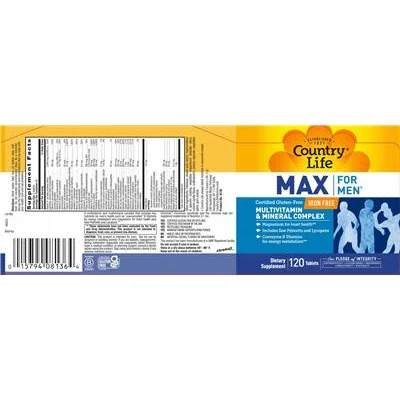 Max For Men Iron Free - Country Life