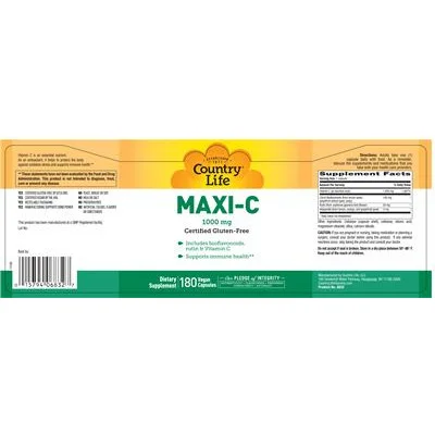 Maxi-C 1000 mg - Country Life
