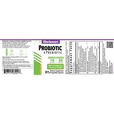 Probiotic & Prebiotic 10 Billion - Bluebonnet