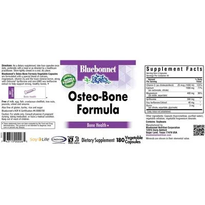 Формула Osteo-Bone / Osteo-Bone Formula - Bluebonnet