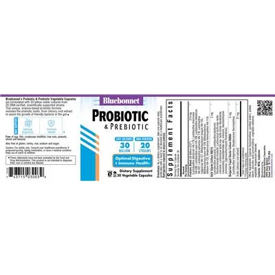 Probiotic & Prebiotic 30 Billion - Bluebonnet