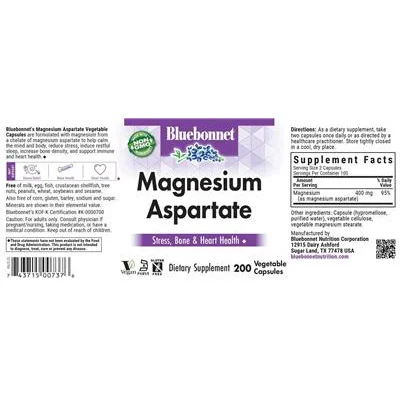 Magnesium Aspartate - Bluebonnet