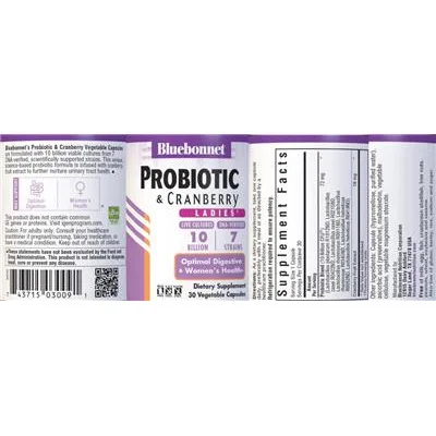 Ladies' Probiotic & Cranberry - Bluebonnet