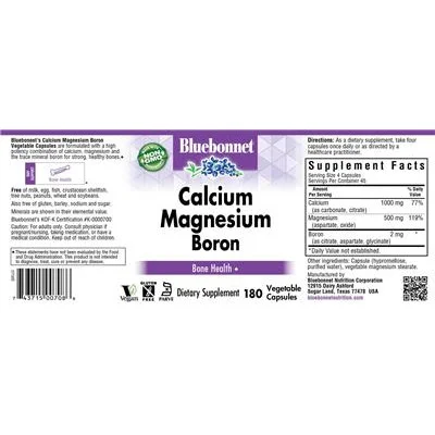 Calcium Magnesium Boron - Bluebonnet