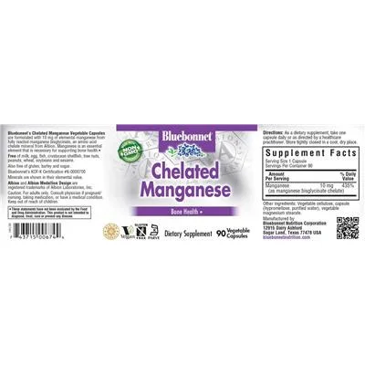 Chelated Manganese - Bluebonnet