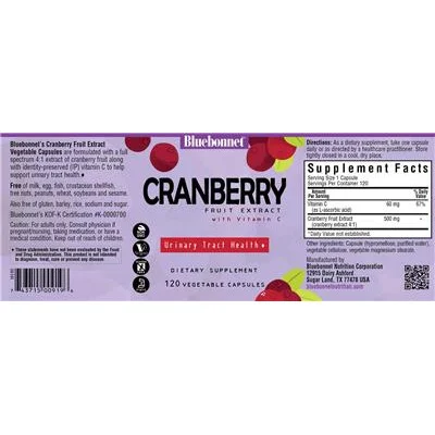 Cranberry Fruit Extract with Vitamin C - Bluebonnet
